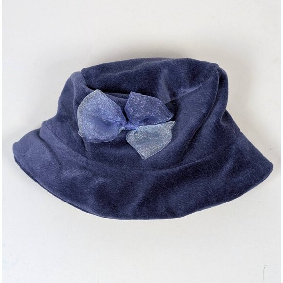 American Girl Doll Bitty Baby Purple Velveteen Winter Fun Party Dress Hat Tights - Picture 5 of 8